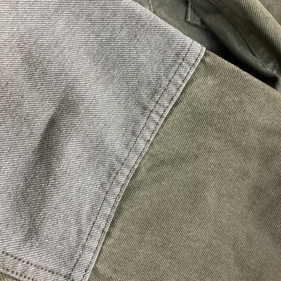 Carleen Two Tone Jeans in Sage - Picture 7 of 12